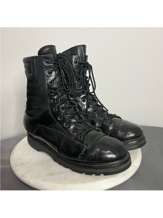 Vintage Other - Tactical Boots Fits Mens US 10 Jump Combat Boots Grunge VTG Military Workwear